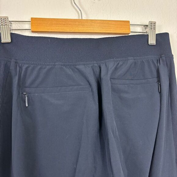 Athleta Navy Blue Brooklyn Straight Leg Ankle Pull On Pants - Picture 5 of 8